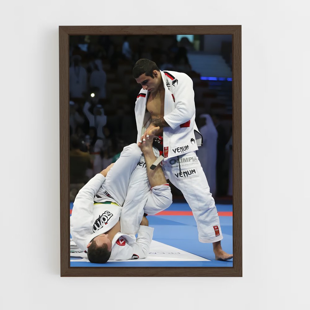 Poster Leandro combattants – affiche Jiu-jitsu brésilien (vue 5)